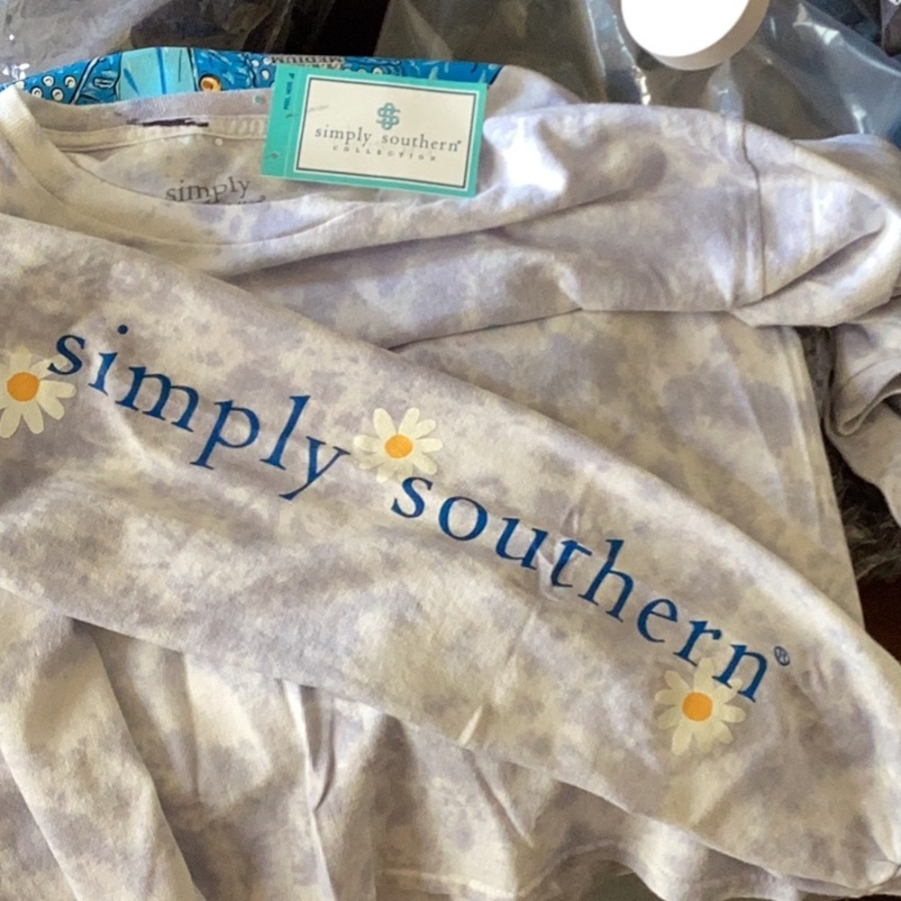 NWT Simply southern long sleeve shirt. H20 - Picture 4 of 4